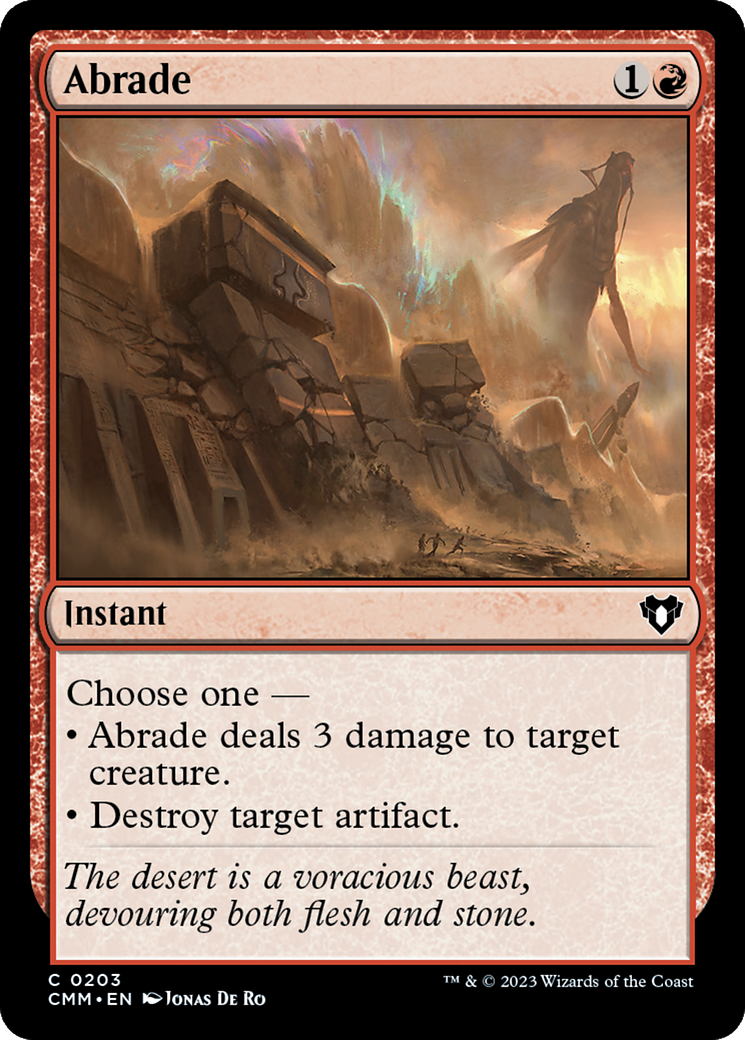 Abrade [Commander Masters] | Clutch Gaming