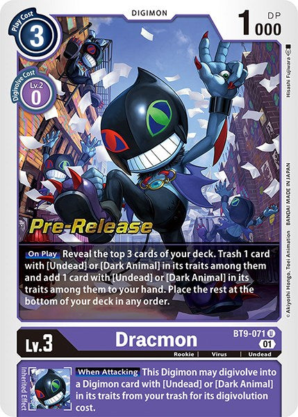 Dracmon [BT9-071] [X Record Pre-Release Promos] | Clutch Gaming