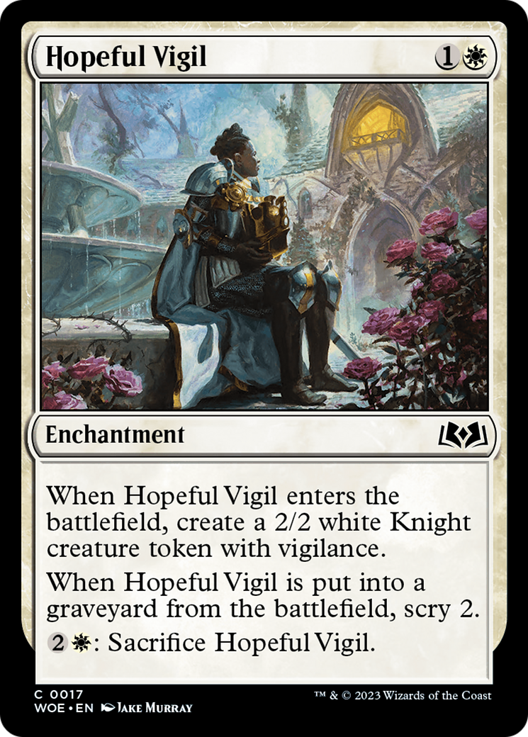 Hopeful Vigil [Wilds of Eldraine] | Clutch Gaming