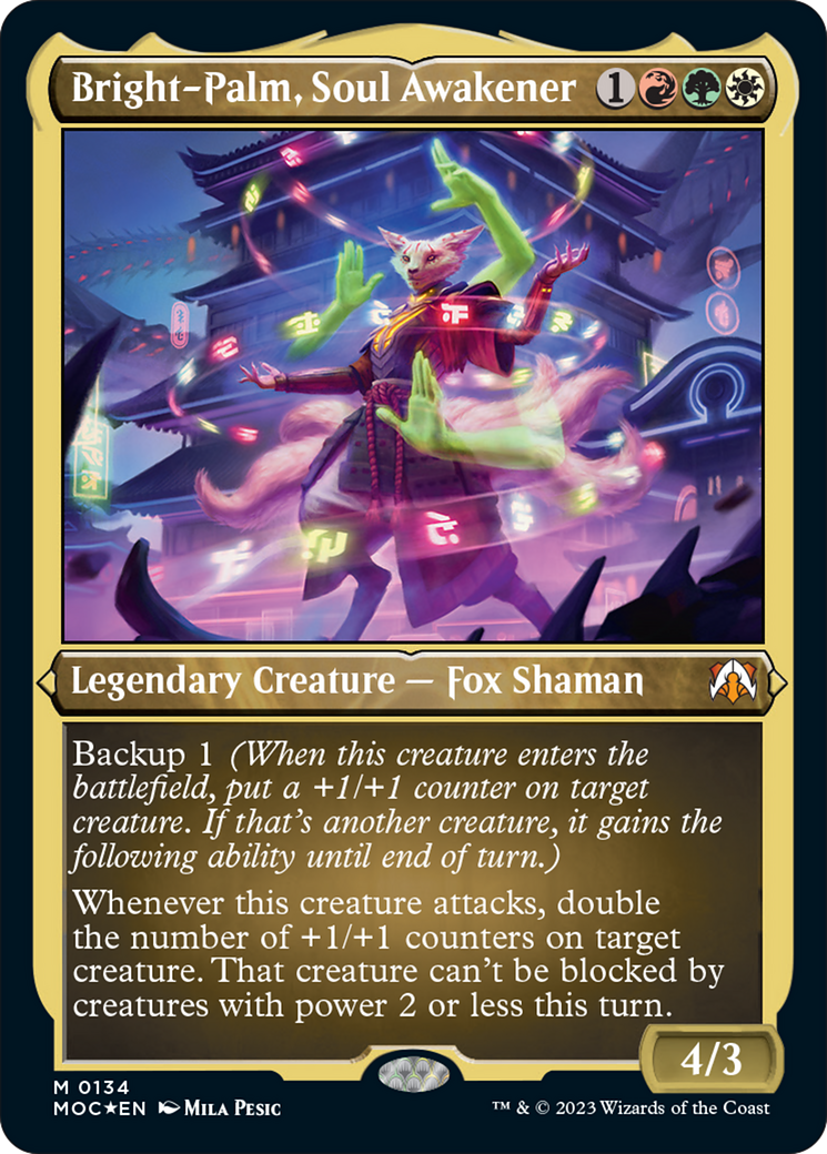 Bright-Palm, Soul Awakener (Display Commander) [March of the Machine Commander] | Clutch Gaming