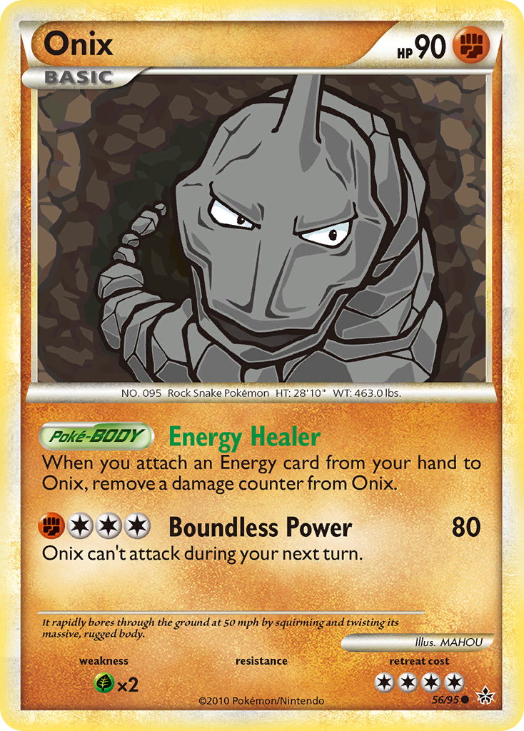 Onix (56/95) [HeartGold & SoulSilver: Unleashed] | Clutch Gaming