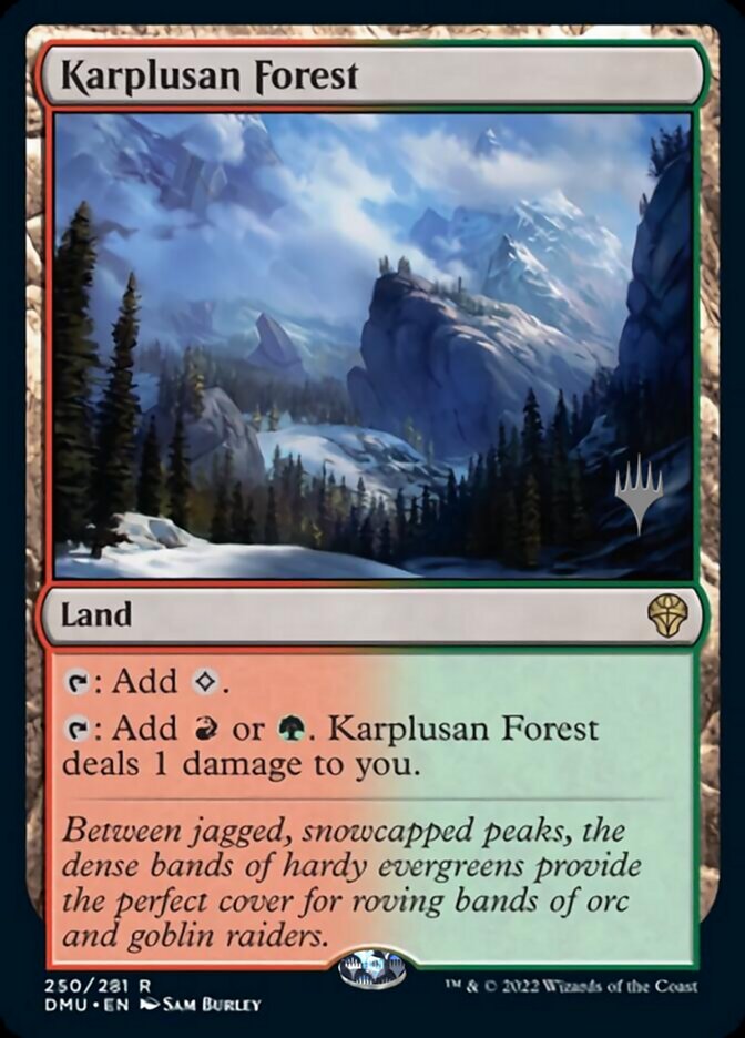 Karplusan Forest (Promo Pack) [Dominaria United Promos] | Clutch Gaming