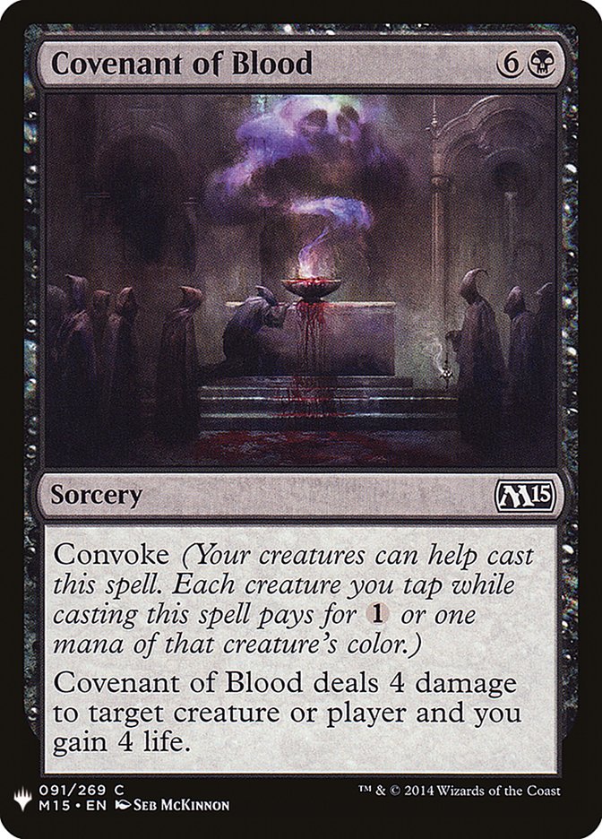 Covenant of Blood [Mystery Booster] | Clutch Gaming
