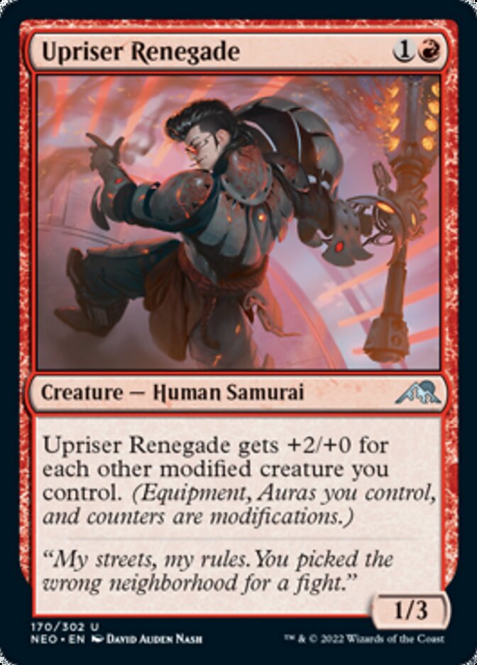 Upriser Renegade [Kamigawa: Neon Dynasty] | Clutch Gaming