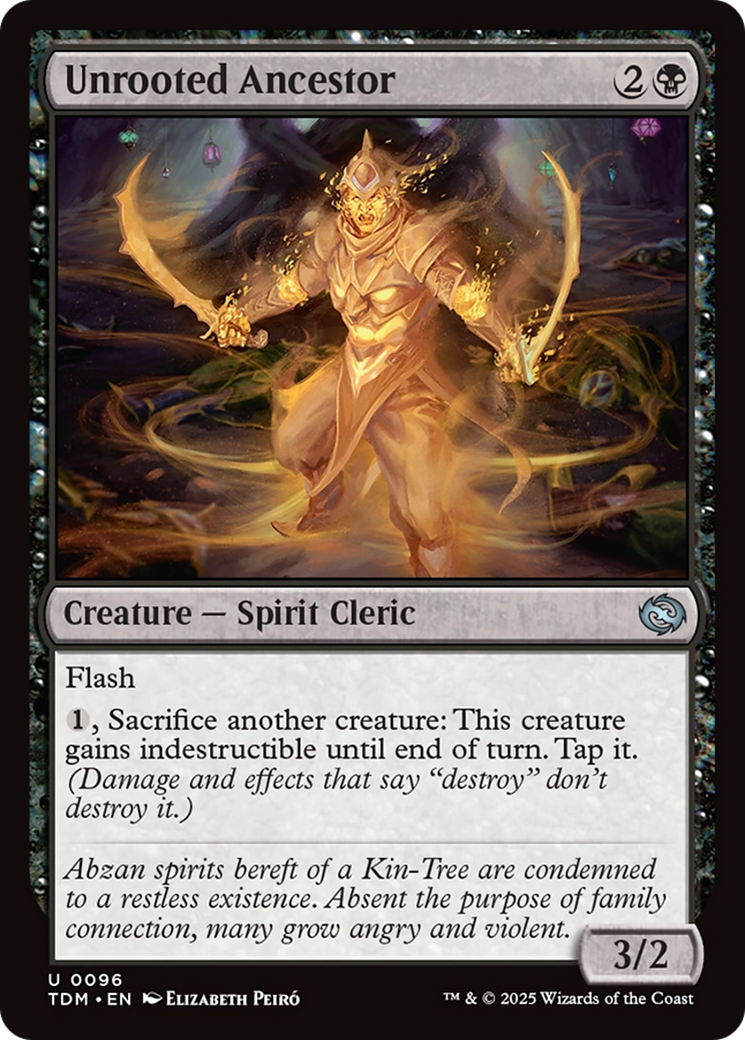Unrooted Ancestor [Tarkir: Dragonstorm] | Clutch Gaming