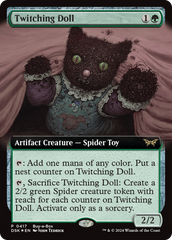 Twitching Doll (Extended Art) (Buy-a-box) [Duskmourn: House of Horror Promos] | Clutch Gaming