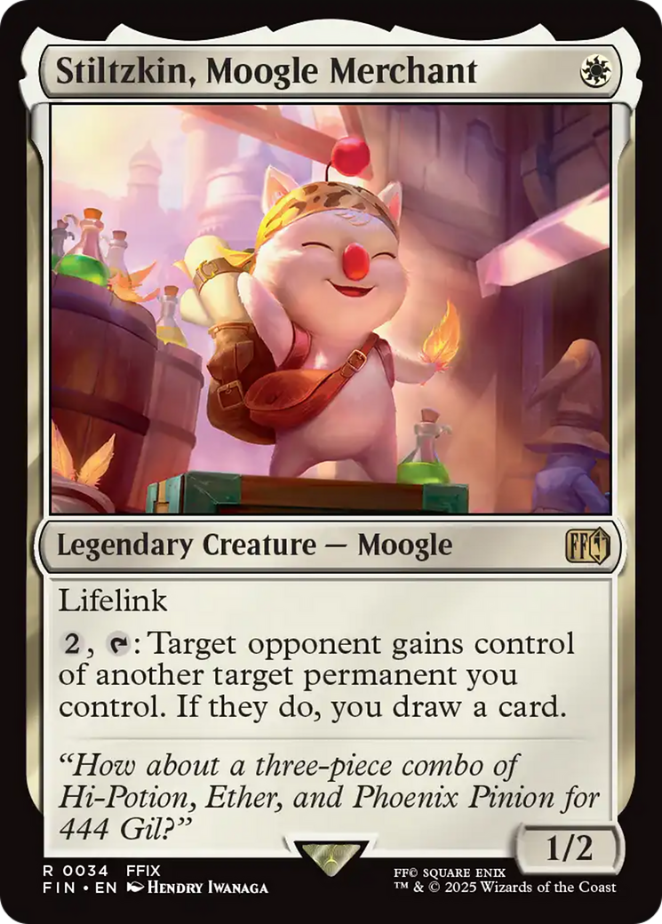 Stiltzkin, Moogle Merchant [FINAL FANTASY] | Clutch Gaming