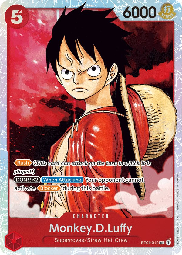 Monkey.D.Luffy (012) [Starter Deck: Straw Hat Crew] | Clutch Gaming