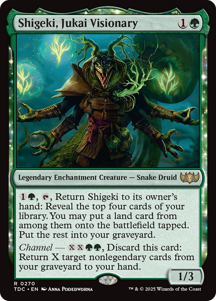 Shigeki, Jukai Visionary [Tarkir: Dragonstorm Commander] | Clutch Gaming