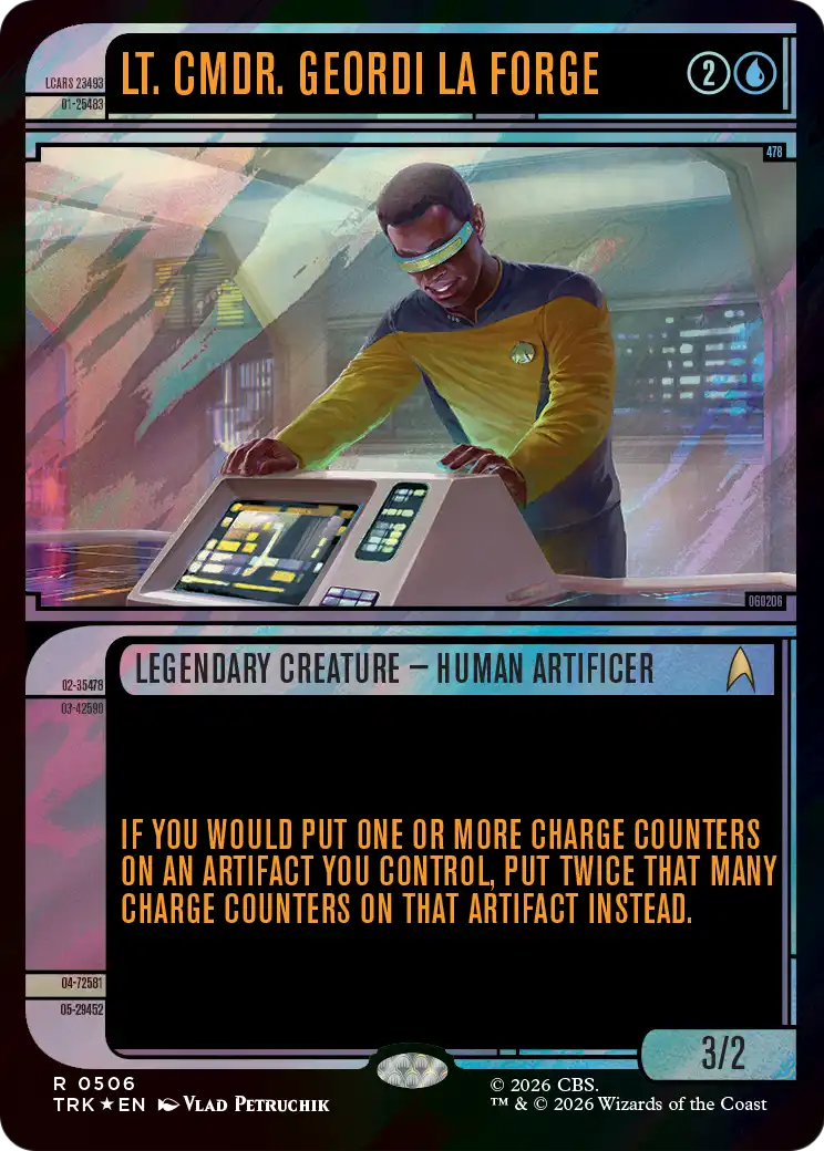 Lt. Cmdr. Geordi La Forge (Showcase) (Surge Foil) [Star Trek] | Clutch Gaming