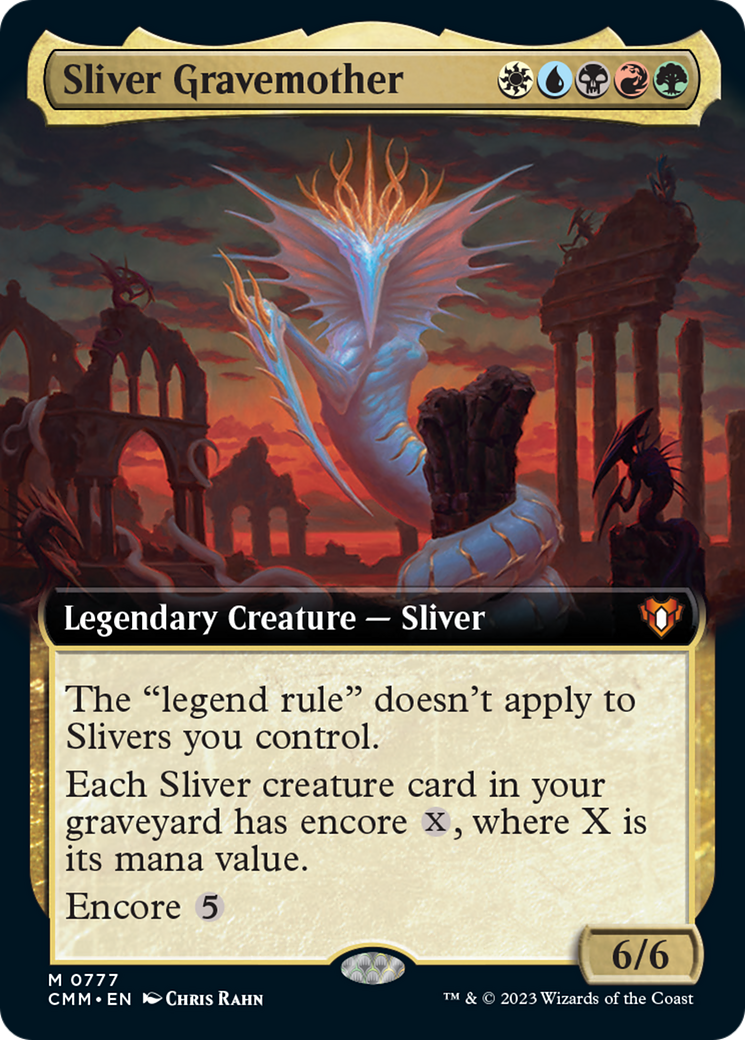 Sliver Gravemother (Extended Art) [Commander Masters] | Clutch Gaming