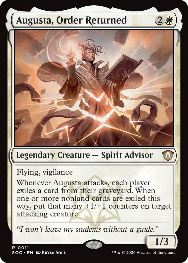 Augusta, Order Returned [Secrets of Strixhaven Commander] | Clutch Gaming