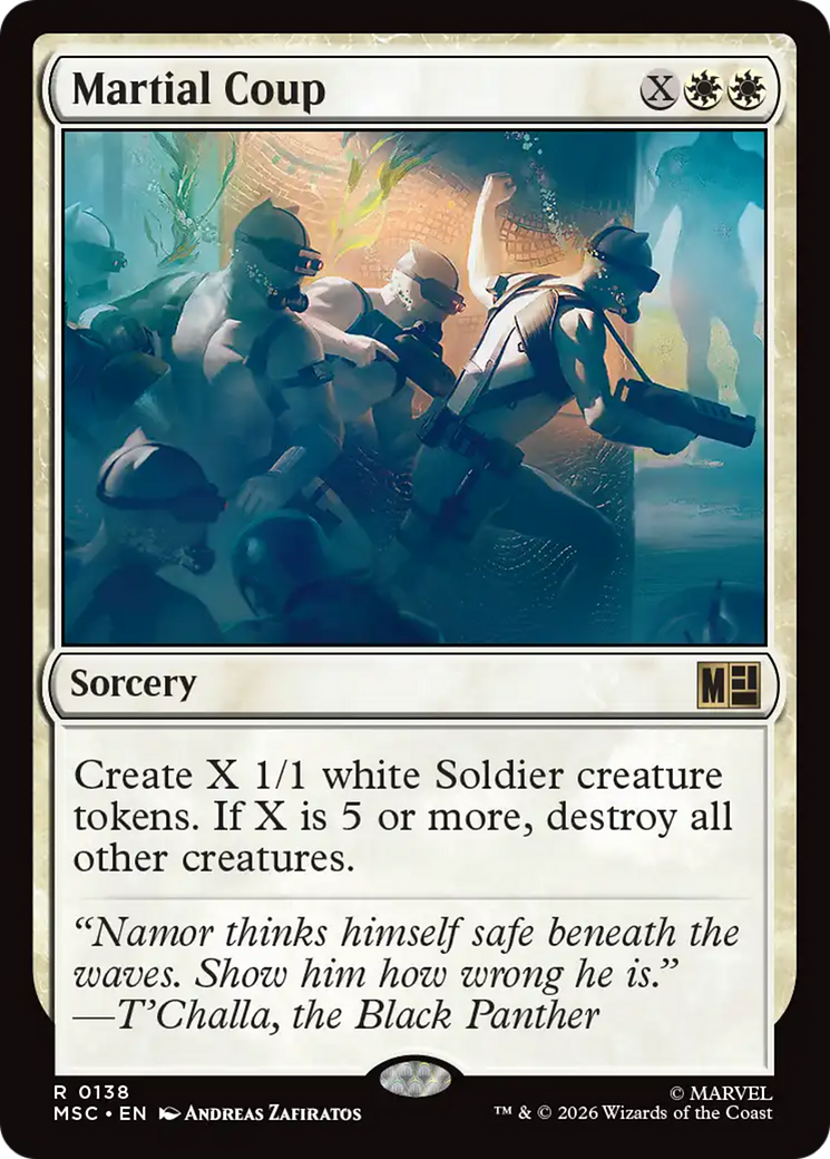 Martial Coup (Surge Foil) [Marvel Super Heroes Commander] | Clutch Gaming
