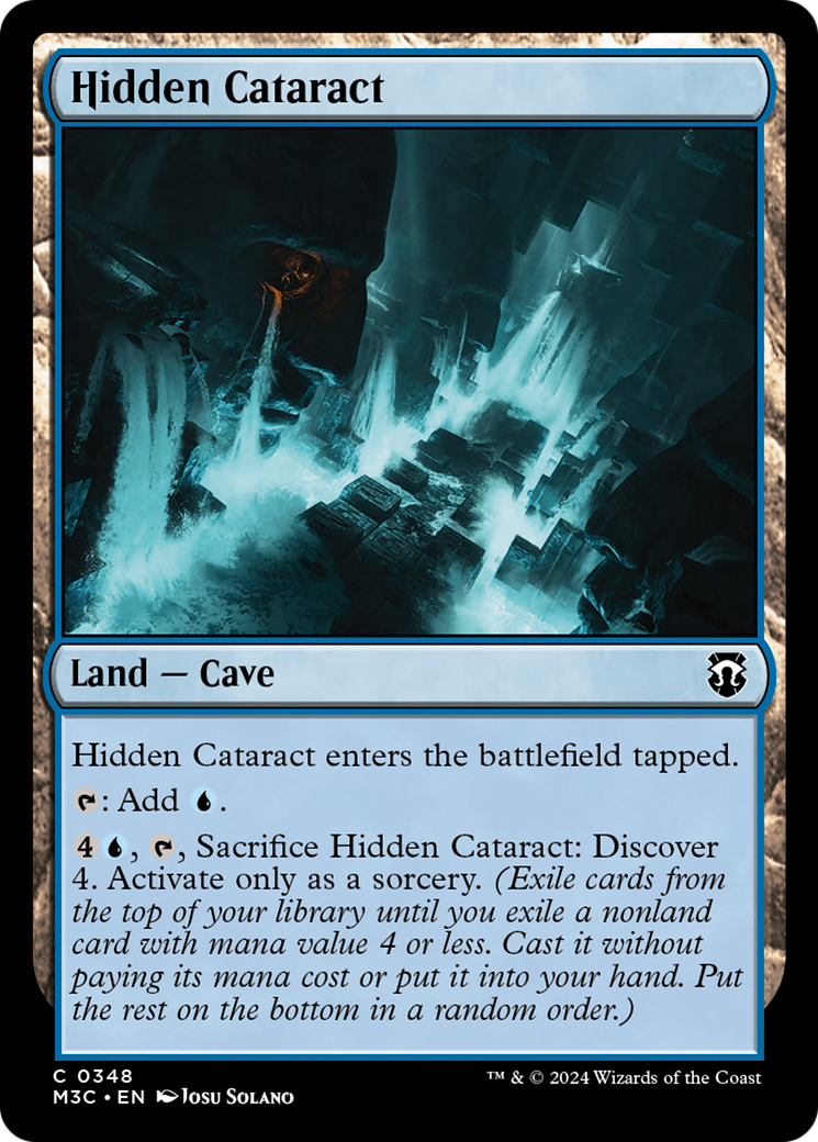 Hidden Cataract (Ripple Foil) [Modern Horizons 3 Commander] | Clutch Gaming