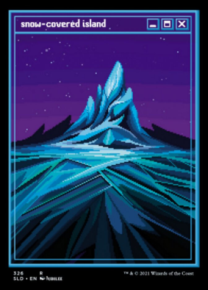 Snow-Covered Island (Foil Etched) [Secret Lair Drop Series] | Clutch Gaming