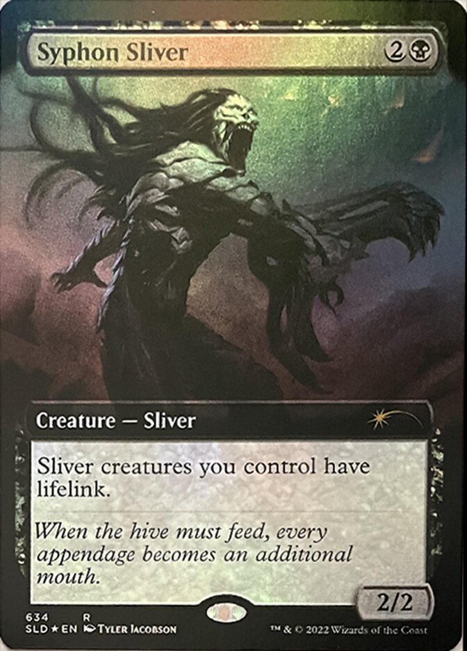 Syphon Sliver (Extended Art) [Secret Lair Drop Promos] | Clutch Gaming