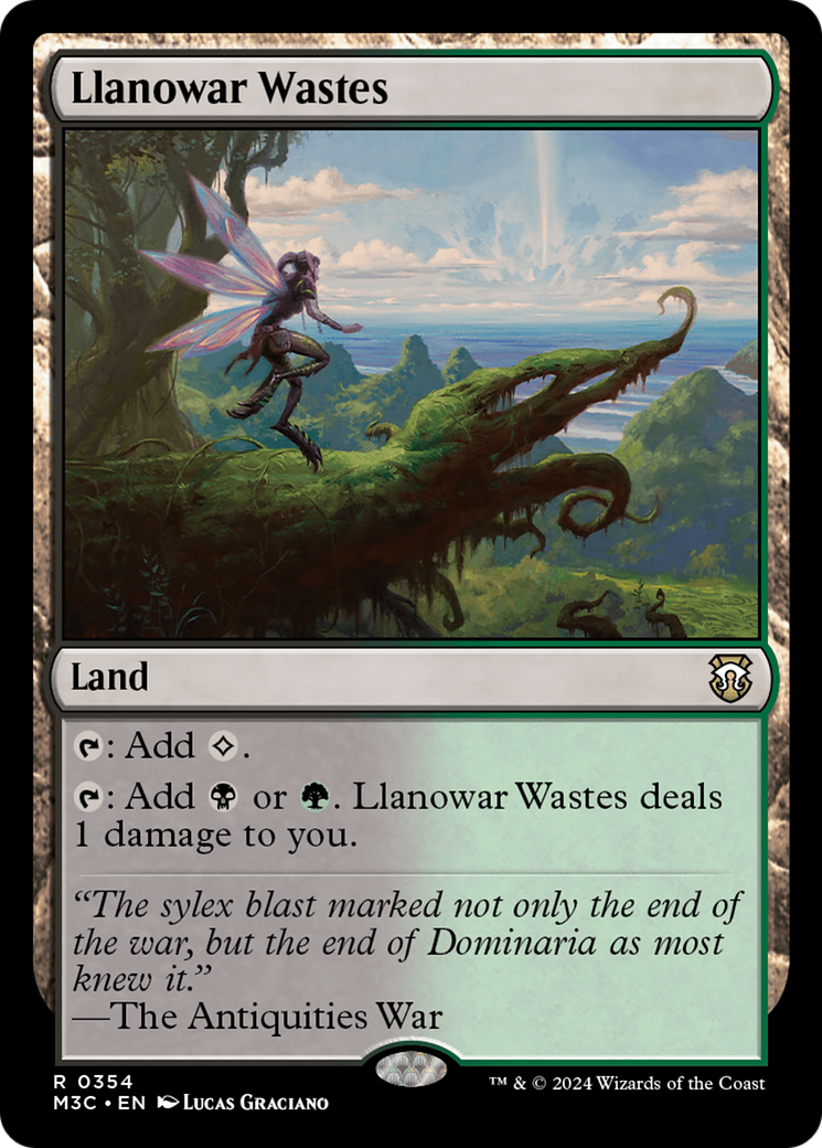 Llanowar Wastes (Ripple Foil) [Modern Horizons 3 Commander] | Clutch Gaming