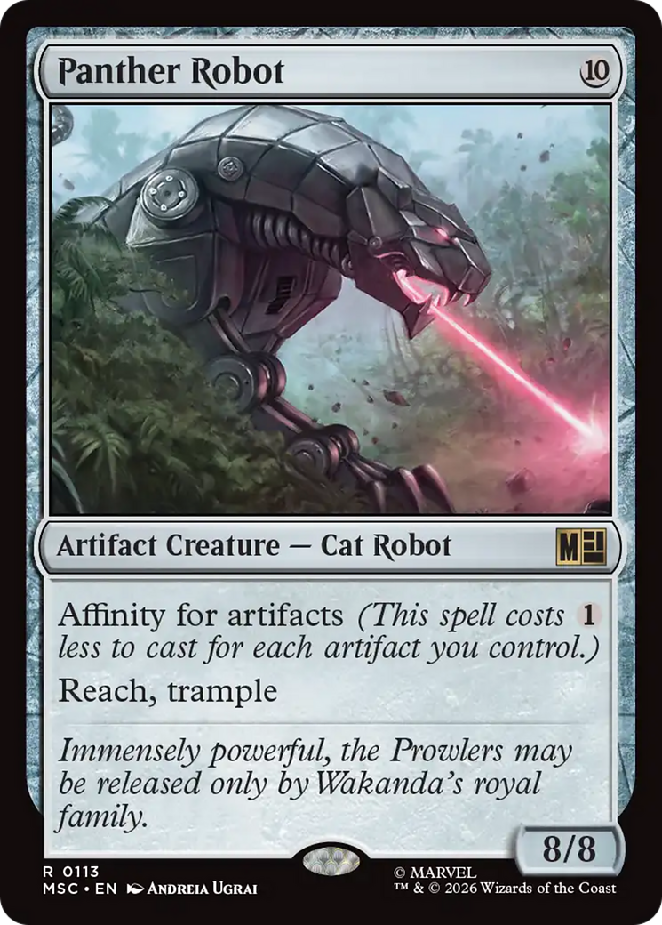 Panther Robot (Surge Foil) [Marvel Super Heroes Commander] | Clutch Gaming
