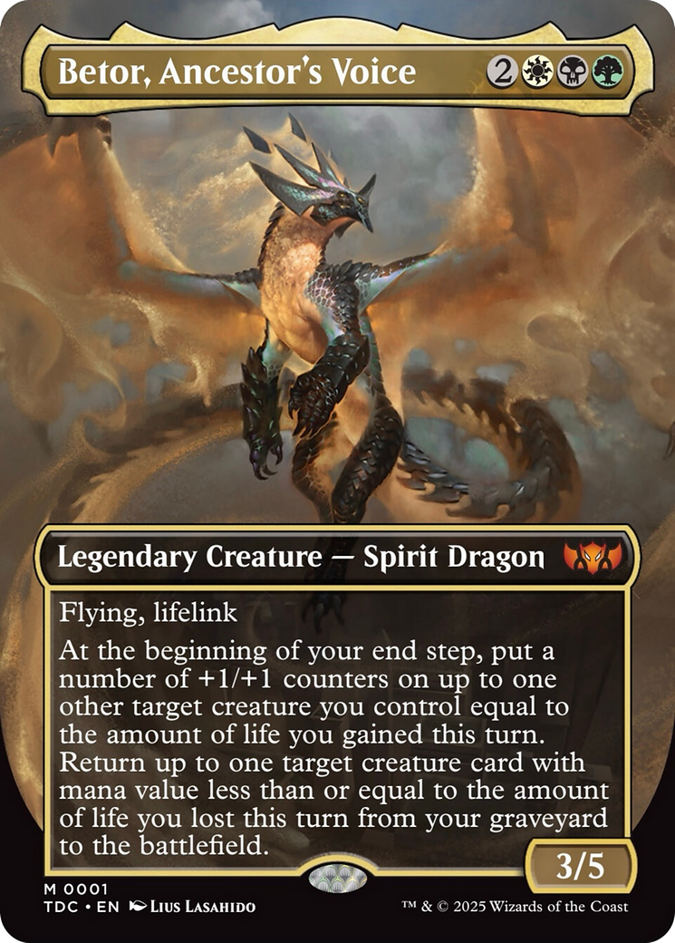 Betor, Ancestor's Voice (Borderless) [Tarkir: Dragonstorm Commander] | Clutch Gaming