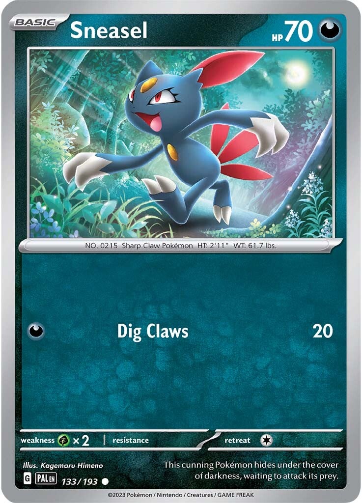 Sneasel (133/193) [Scarlet & Violet: Paldea Evolved] | Clutch Gaming