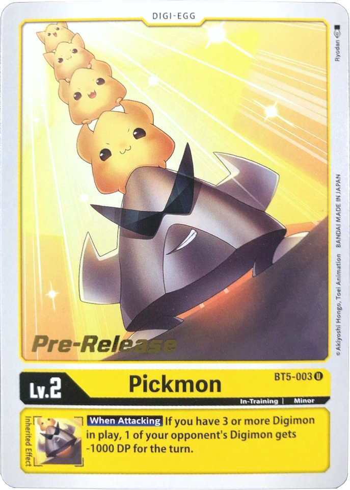 Pickmon [BT5-003] [Battle of Omni Pre-Release Promos] | Clutch Gaming