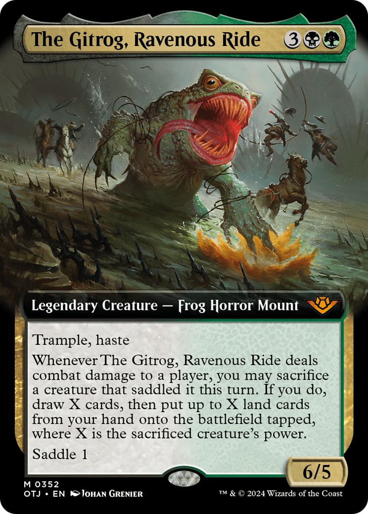 The Gitrog, Ravenous Ride (Extended Art) [Outlaws of Thunder Junction] | Clutch Gaming