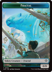 Fractal (0005) // Pest (0009) Double-Sided Token [Secrets of Strixhaven Tokens] | Clutch Gaming