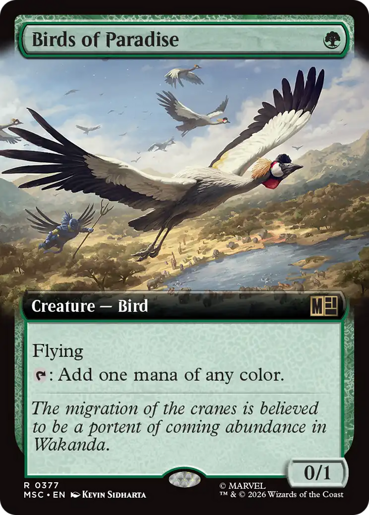 Birds of Paradise (Extended Art) [Marvel Super Heroes Commander] | Clutch Gaming