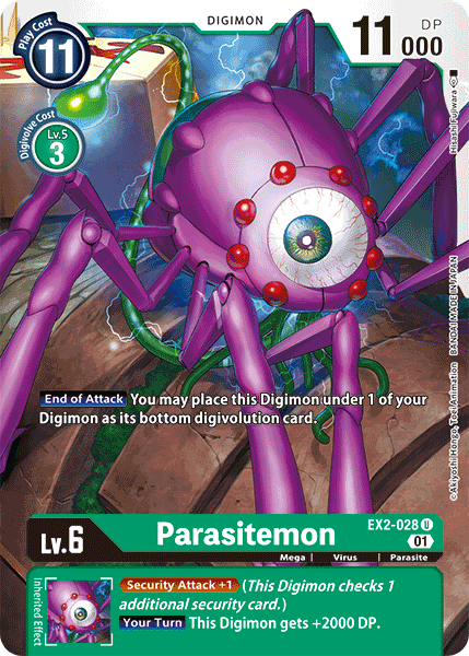 Parasitemon [EX2-028] [Digital Hazard] | Clutch Gaming