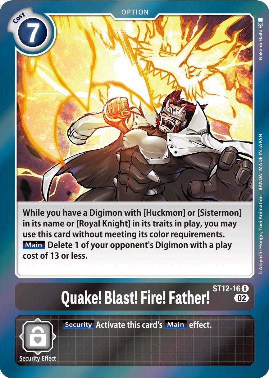 Quake! Blast! Fire! Father! [ST12-16] [Starter Deck: Jesmon] | Clutch Gaming