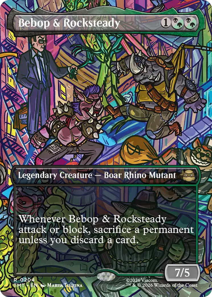 Bebop & Rocksteady (Borderless) [Teenage Mutant Ninja Turtles] | Clutch Gaming