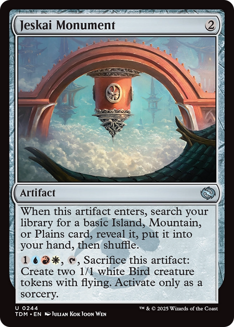 Jeskai Monument [Tarkir: Dragonstorm] | Clutch Gaming