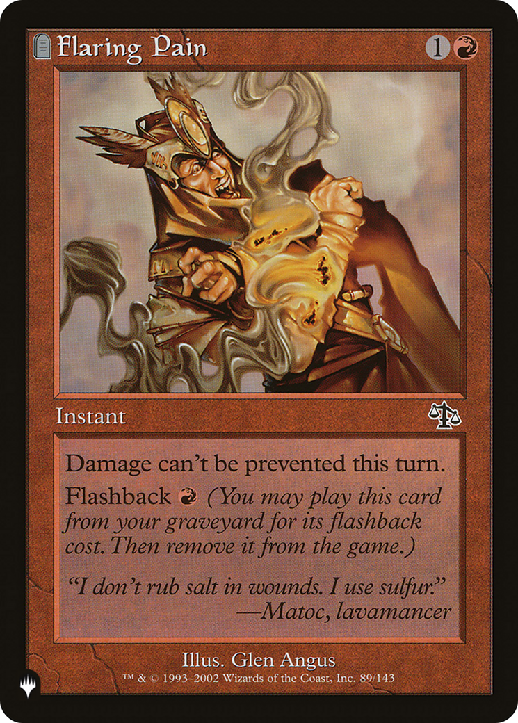 Flaring Pain [The List Reprints] | Clutch Gaming