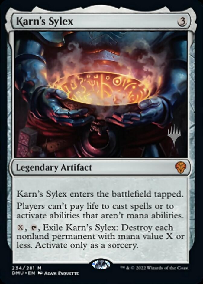 Karn's Sylex (Promo Pack) [Dominaria United Promos] | Clutch Gaming