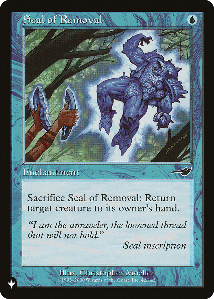 Seal of Removal [The List Reprints] | Clutch Gaming