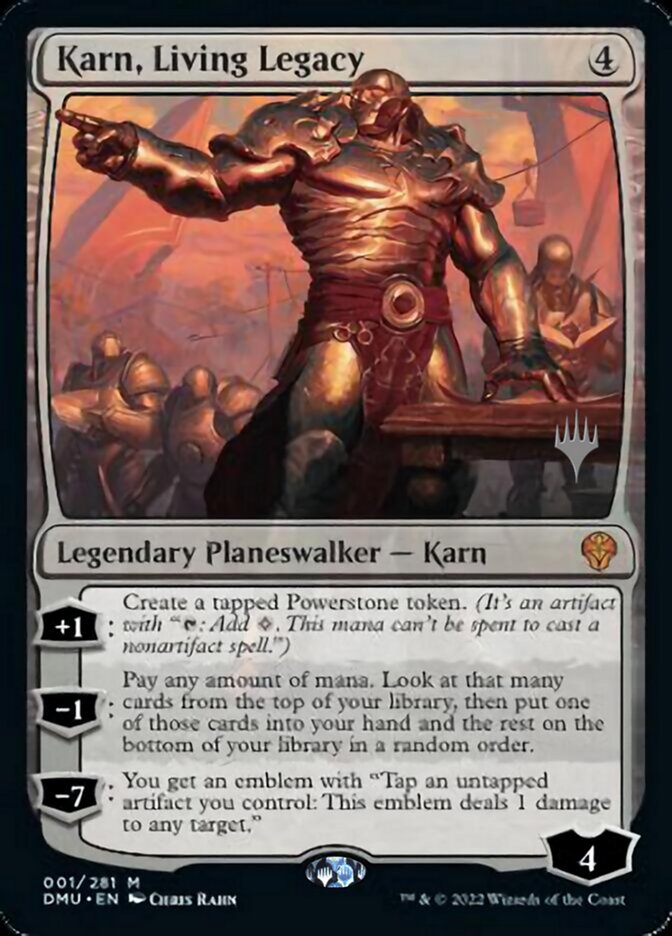 Karn, Living Legacy (Promo Pack) [Dominaria United Promos] | Clutch Gaming