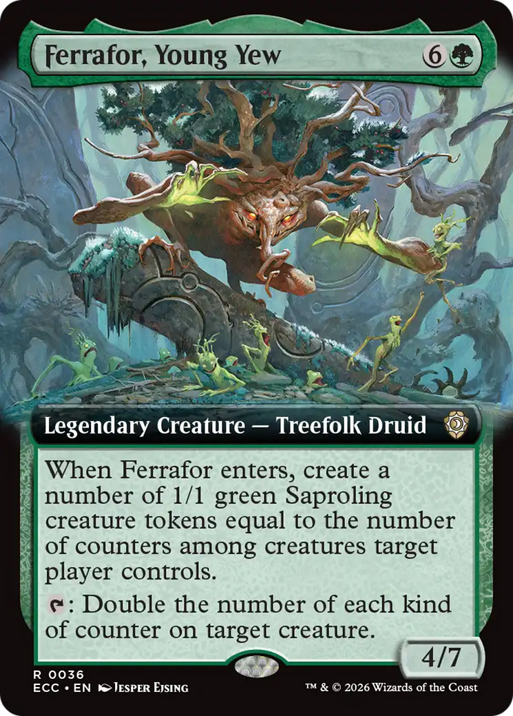 Ferrafor, Young Yew (Extended Art) [Lorwyn Eclipsed Commander] | Clutch Gaming