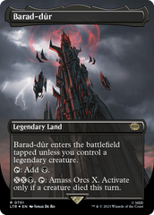 Barad-dur (0751) (Borderless) (Surge Foil) [The Lord of the Rings: Tales of Middle-Earth] | Clutch Gaming