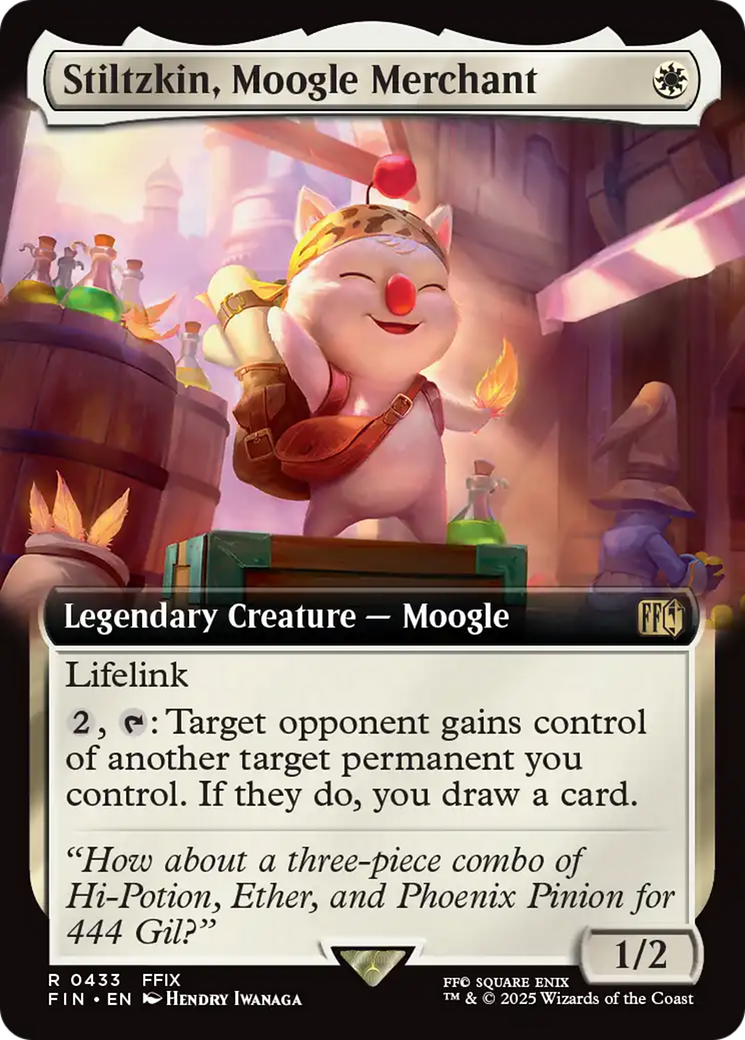 Stiltzkin, Moogle Merchant (Extended Art) [FINAL FANTASY] | Clutch Gaming