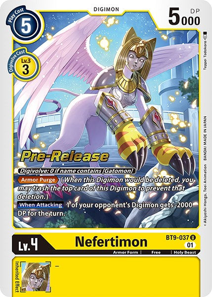 Nefertimon [BT9-037] [X Record Pre-Release Promos] | Clutch Gaming