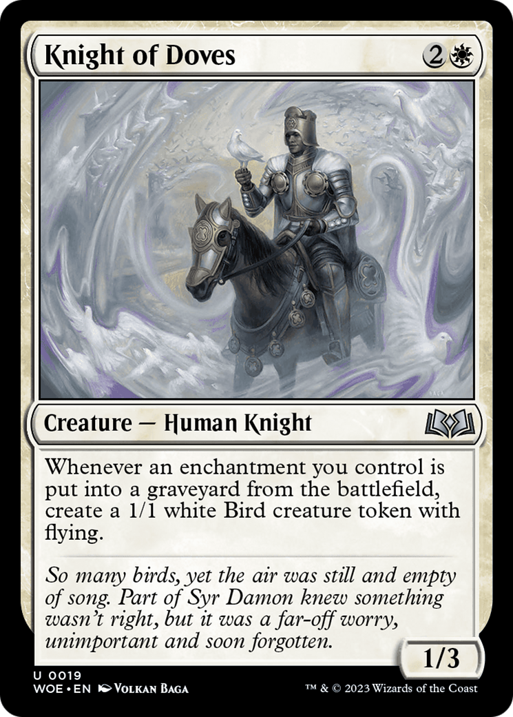 Knight of Doves [Wilds of Eldraine] | Clutch Gaming