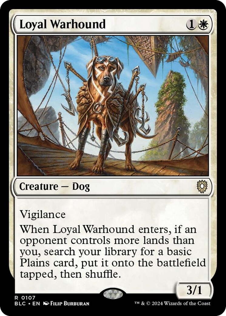 Loyal Warhound [Bloomburrow Commander] | Clutch Gaming