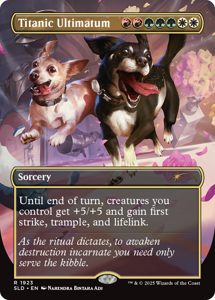 Titanic Ultimatum (1923) (Rainbow Foil) [Secret Lair Drop Series] | Clutch Gaming