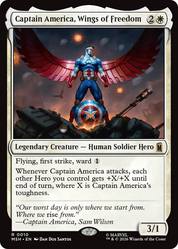 Captain America, Wings of Freedom [Marvel Super Heroes] | Clutch Gaming