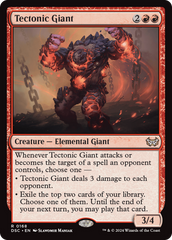 Tectonic Giant [Duskmourn: House of Horror Commander] | Clutch Gaming