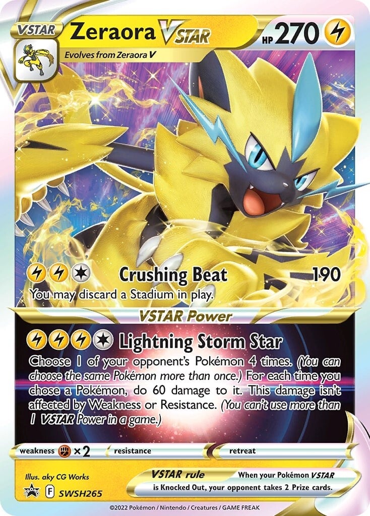 Zeraora VSTAR (SWSH265) [Sword & Shield: Black Star Promos] | Clutch Gaming