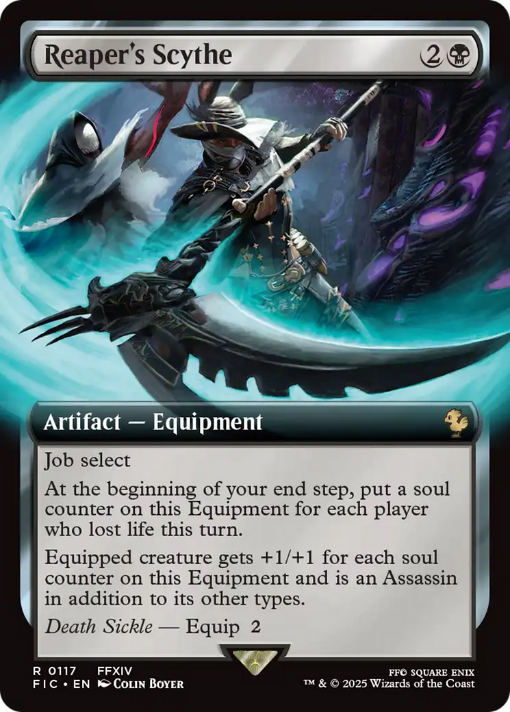 Reaper's Scythe (Extended Art) [FINAL FANTASY Commander] | Clutch Gaming