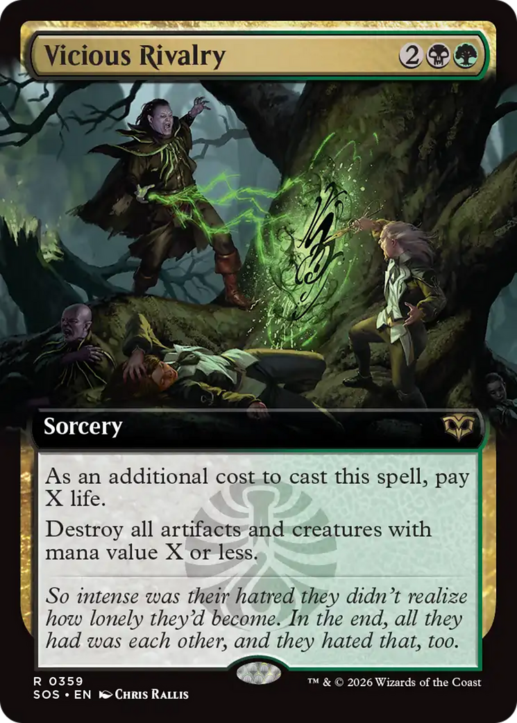 Vicious Rivalry (Extended Art) [Secrets of Strixhaven] | Clutch Gaming