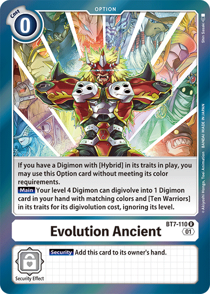 Evolution Ancient [BT7-110] [Next Adventure] | Clutch Gaming