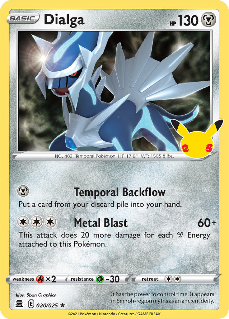 Dialga (020/025) [Celebrations: 25th Anniversary] | Clutch Gaming